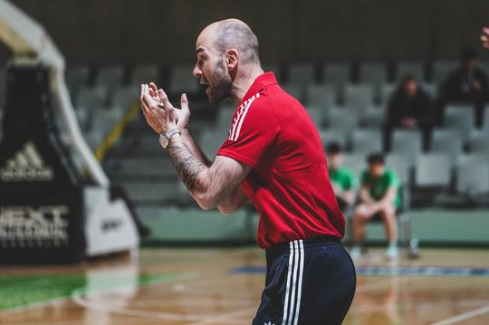 Coach Vassilis Spanoulis (Next Generation Team Ljubljana U18)